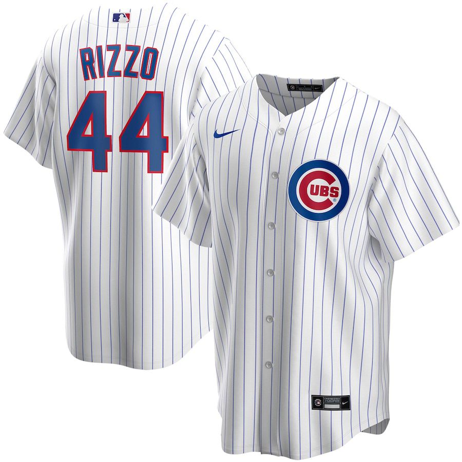Youth Chicago Cubs #44 Anthony Rizzo Nike White Home Replica Player MLB Jerseys->youth mlb jersey->Youth Jersey